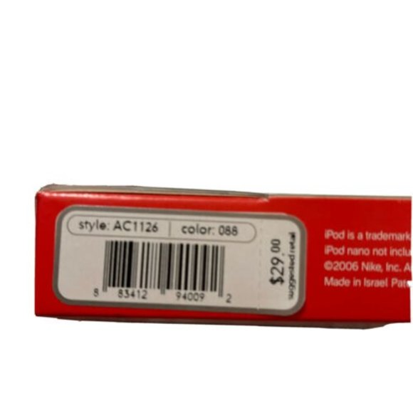 Nike Sport Armband for Ipod Nano Black Red-Jogging Hiking Running Walking NEW - Picture 4 of 4